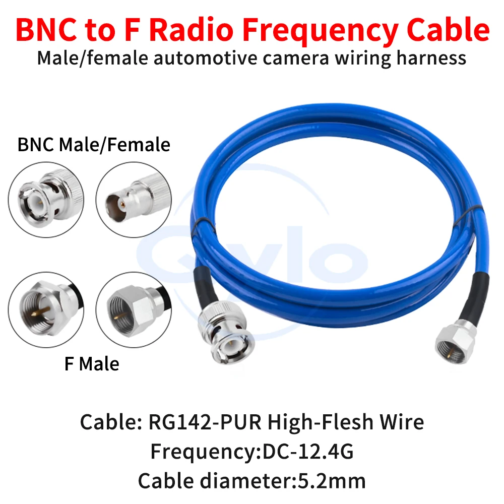 

Кабель для радиочастотных измерений BNC-F, RG142-PUR, высокогибкий, BNC-F (штекер/гнездо), высокочастотный кабель (1 шт.)