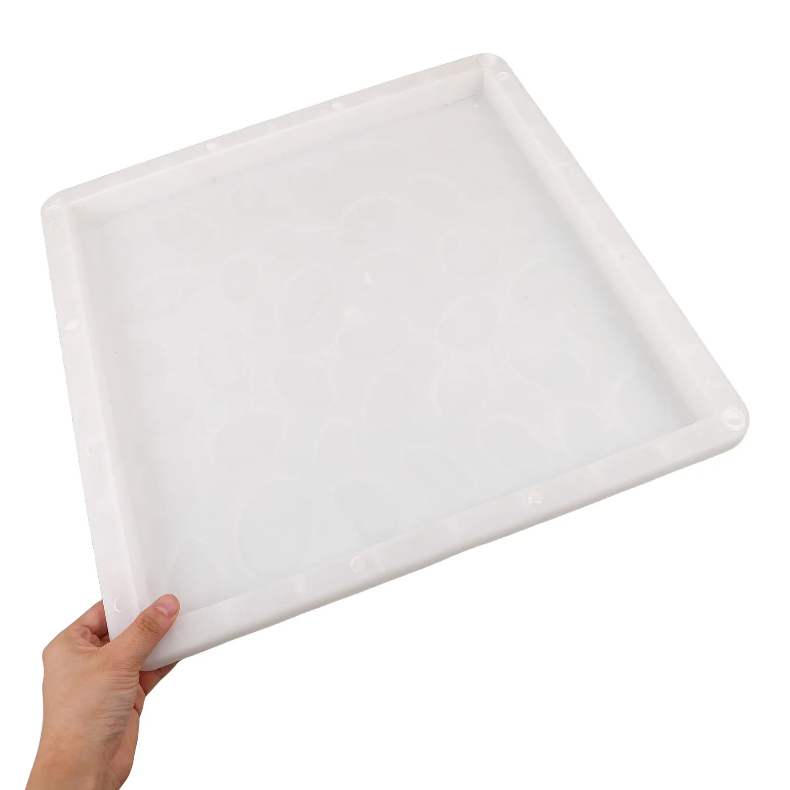 

Style Concrete Stepping Stone Mold - Heavy Duty Reusable Plastic Paver Form for Uniform Garden Pathways Sidewalks