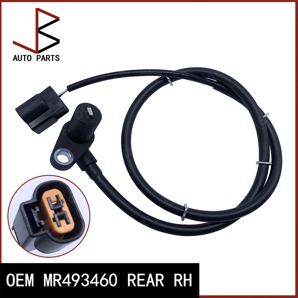 New Rear Right ABS Wheel Speed Sensor for Mitsubishi Outlander I (CU_W) 2001-2008 OEM MR493460 06SKV583 412W0440 CSN85E06AS