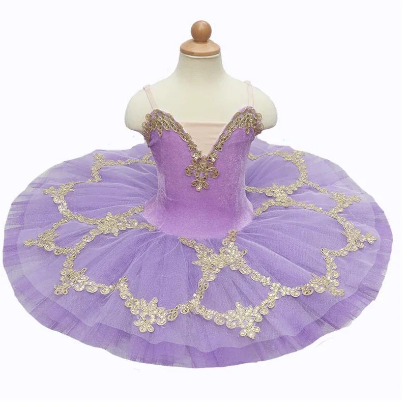 Ballet Tutu profissional para meninas e mulheres, trajes de dança, roupas para bailarina e salão de baile rosa e preto, criança e adulto