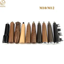 M10/M12 Portafilter Rosewood Handle Espresso Coffee Machine Wooden Handle For 51/53/58mm Barista Cafe Accessories DIY
