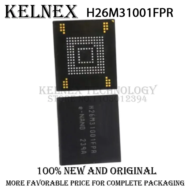 (1piece)100% New H26M31001FPR H26M31001HPR BGA Chipset