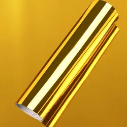 Premium Stretchable Chrome Mirror Gold Vinyl Wrap Self Adhesive Car Sticker Wrapping