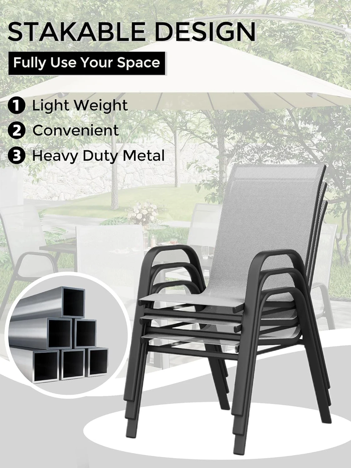 Thumbnail 4 - #34 Best Rated Stackable Dining Chairs to Buy in 2026