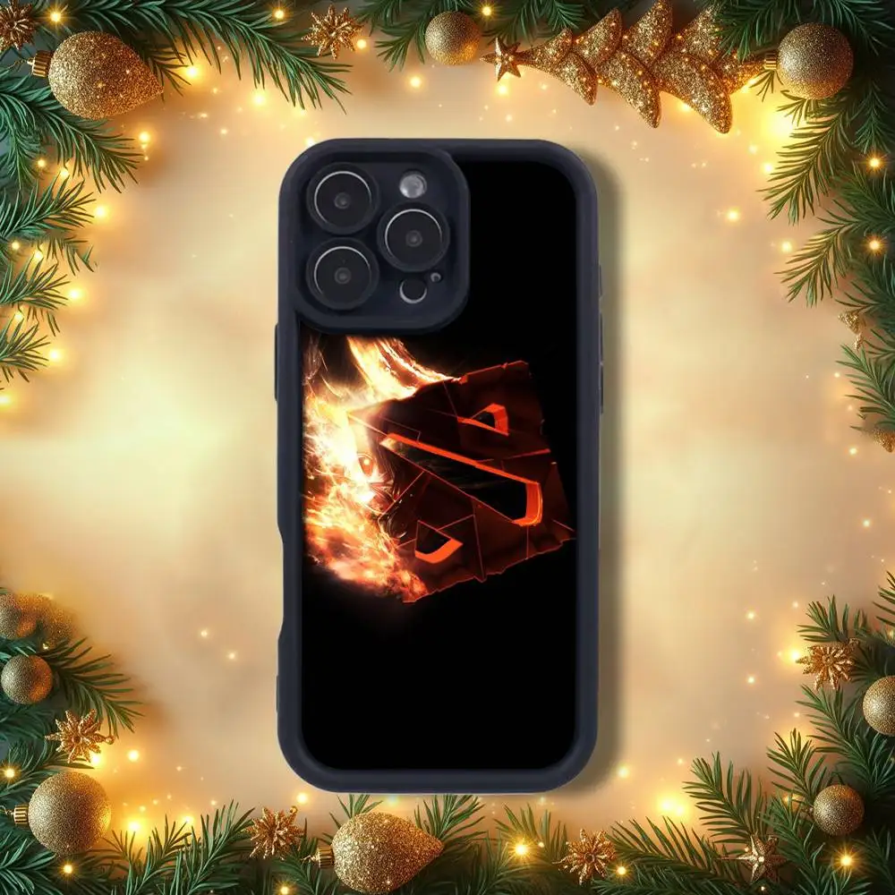 حافظة هاتف رائعة P-PowerfulS Dota 2 لهاتف iPhone 14,12,17,15,11,13,16,Pro,E,Plus,Max,Air,SE4 ظهر من السيليكون الناعم المقاوم للصدمات #5