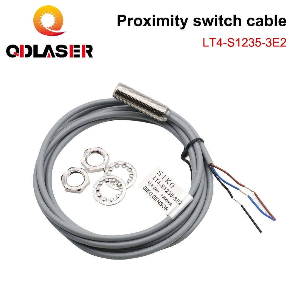 QDLASER LT4-S1235-3E1 3E2 3F1 3F2 PNP Proximity Switch Photoelectric Sensor Switch 3E1 3E2 3F1 3F2 Proximity Switch Cables