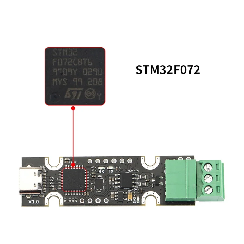 محول AY03-USB إلى CAN مع شريحة STM32F072 يدعم CAN2.0A & B المستخدمة في البرامج الثابتة Canable / Candlelight / Klipper