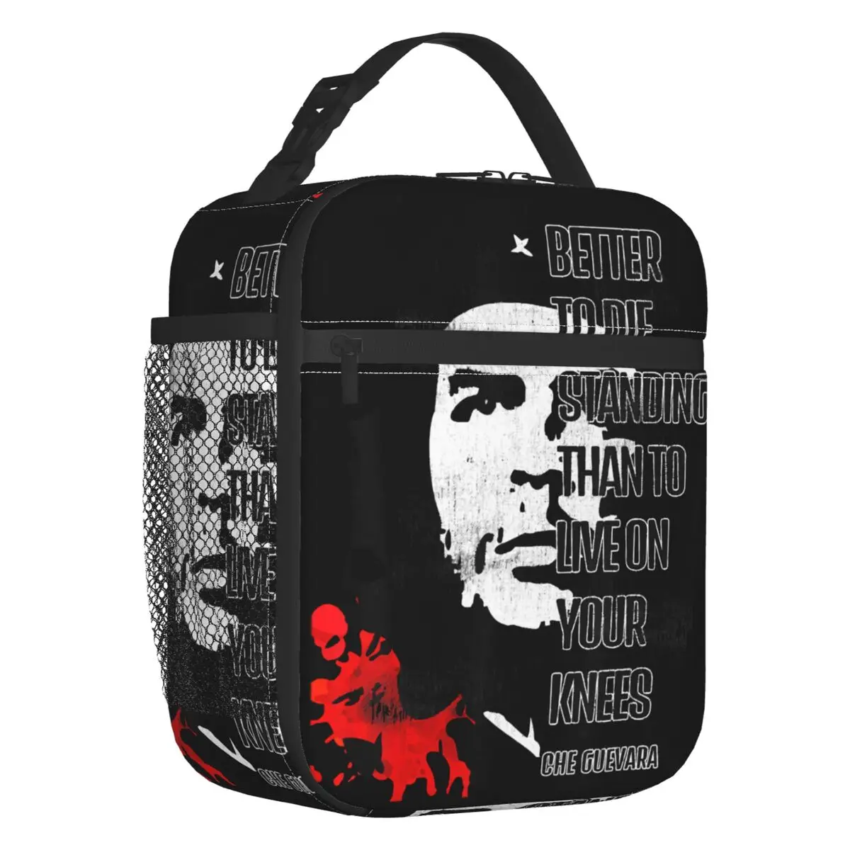 Retro Che Guevara Insulated Lunch Bags for Camping Travel Cuba Cuban Revolution Leakproof Cooler Thermal Bento Box Women Kids