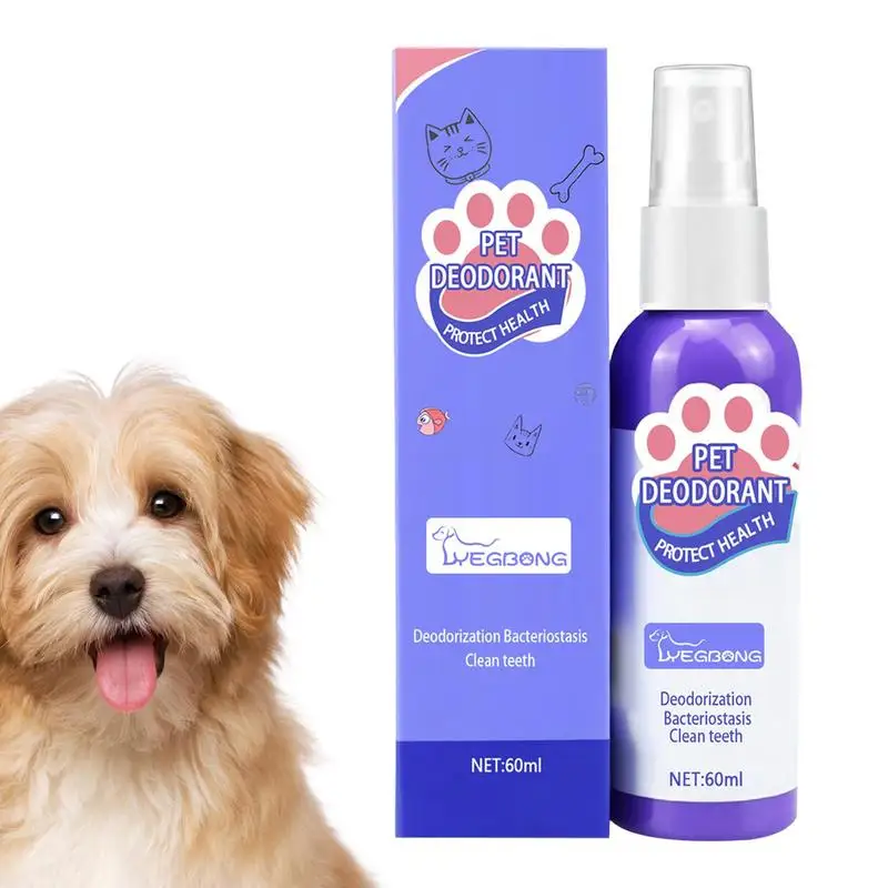 

60ml Pet Oral Cleanse Spray Plant Extract Dogs Cats Teeth Clean Deodorant Prevent Calculus Remove Kitten Bad Breath Pet Supplies