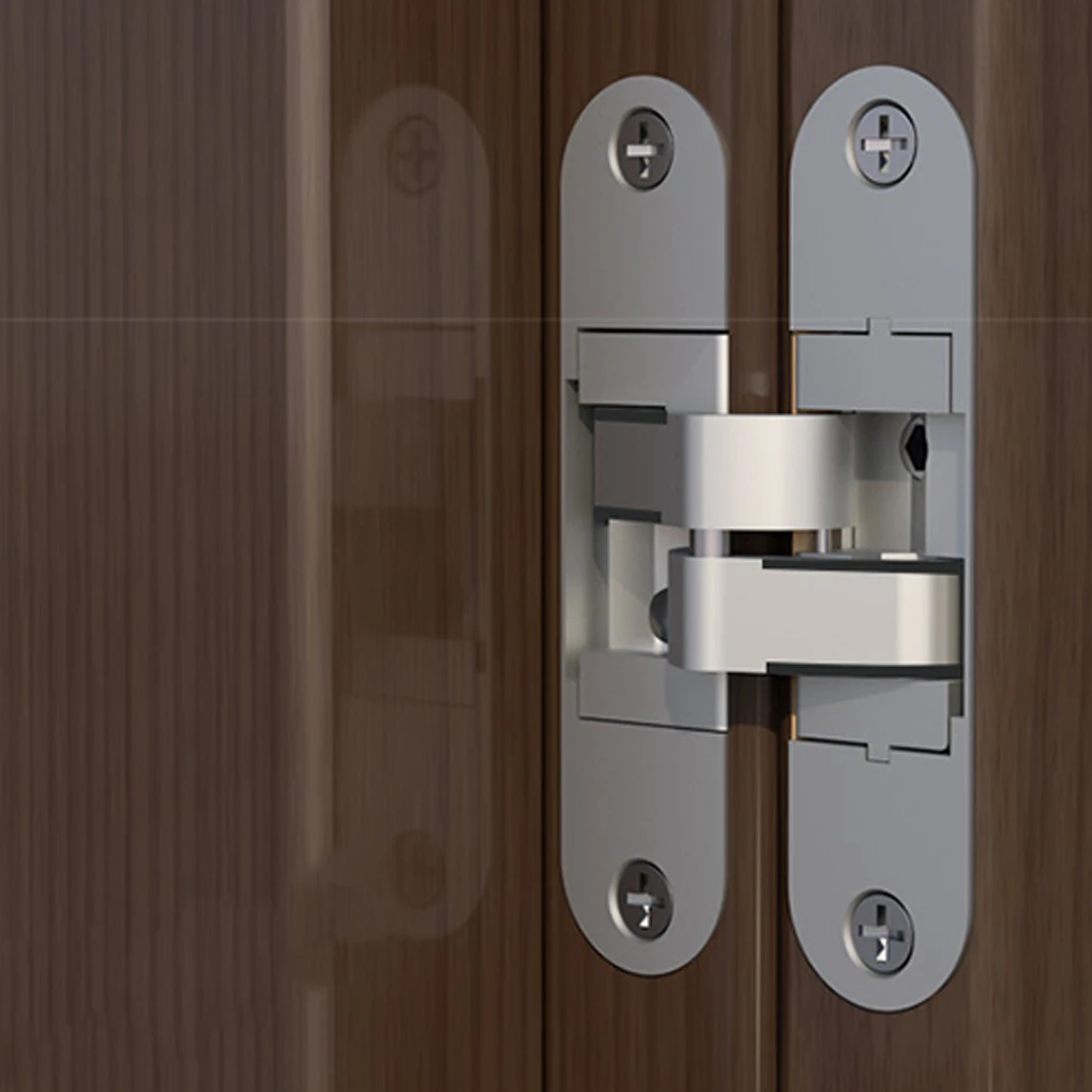 

Silver Easy To Install Hidden Cross Hinge Installation For Any DIY Enthusiast Compatible