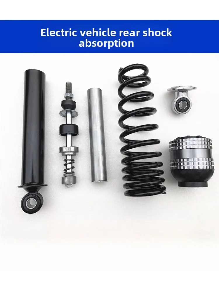 Após a absorção de choque do amortecedor e o retrator do carro elétrico