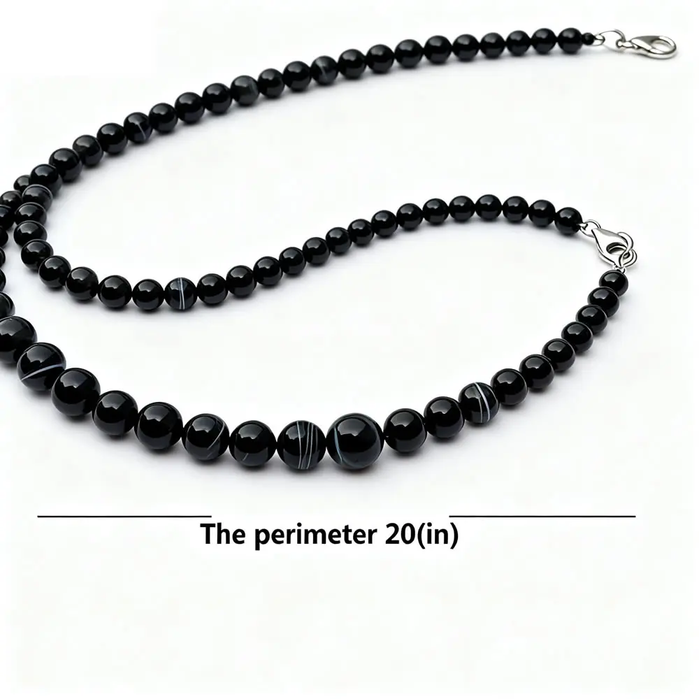 Natural Botswana Agat Charm Fashion Jewelry Mulitcolor Carnelian 6-16mm Round Beads Woman Men Necklace 21