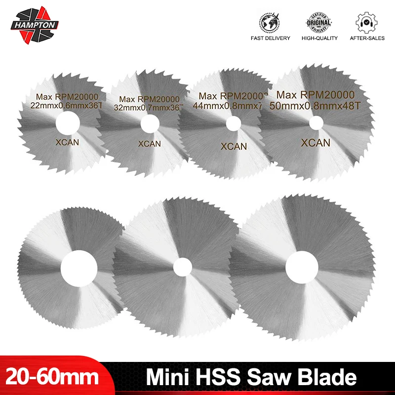 

HAMPTON Saw Blade 22-60mm Mini Circular Saw Blade Fit On Dremel Rotary Tools HSS Steel Cut Off Disc For Wood PVC Plastic