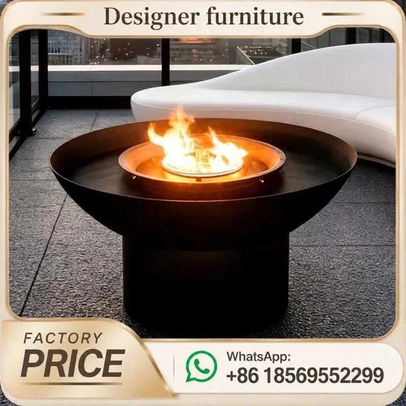 Outdoor Propane Fire Pit Patio Heater Gas Burning Bowl For Garden Camping Backyard Warmth