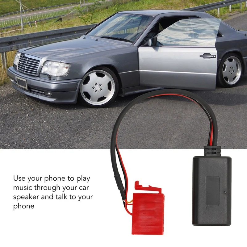 Aux Adapter Cable CD Player Receiver Transmitter Receiver Replacement for - W124 W140 W202 W210 R129-DT30