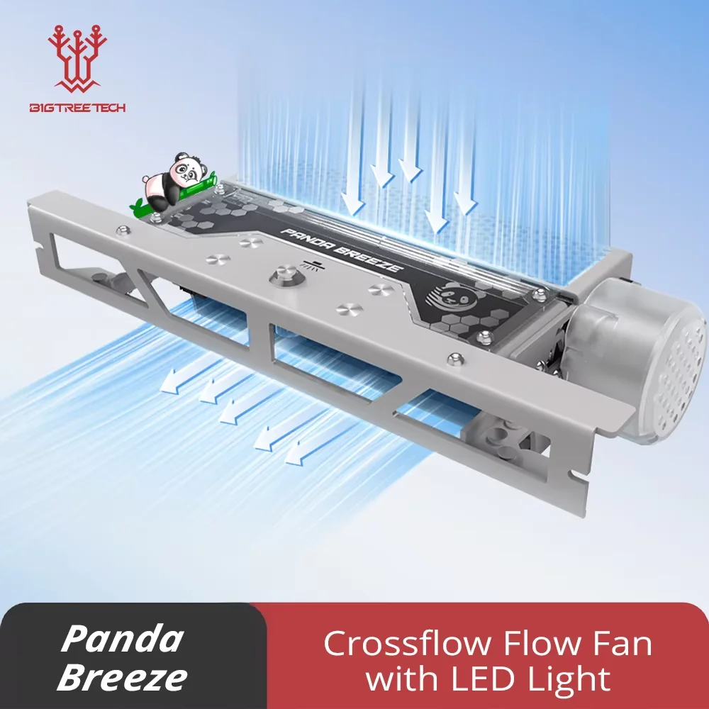 

BIGTREETECH Panda Breeze Crossflow Flow Fan High-Temperature Printing with LED Lighting Precision Cooling for Bambulab A1