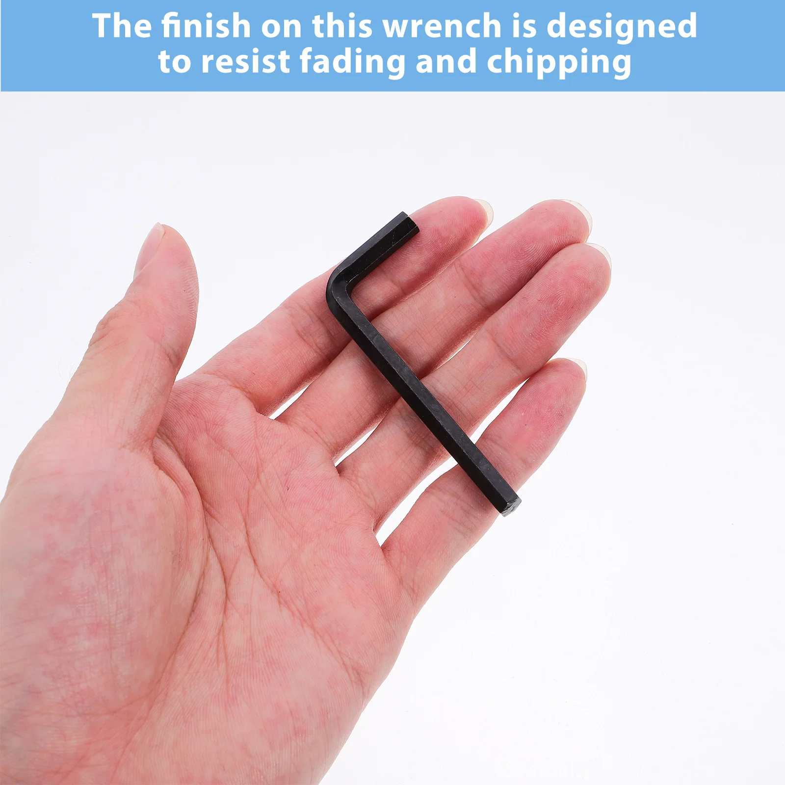 

1Set Durable Carbon Steel L Shaped Key Wrench Hexagon Screwdriver for Tight Spaces Bike Furniture Assembly