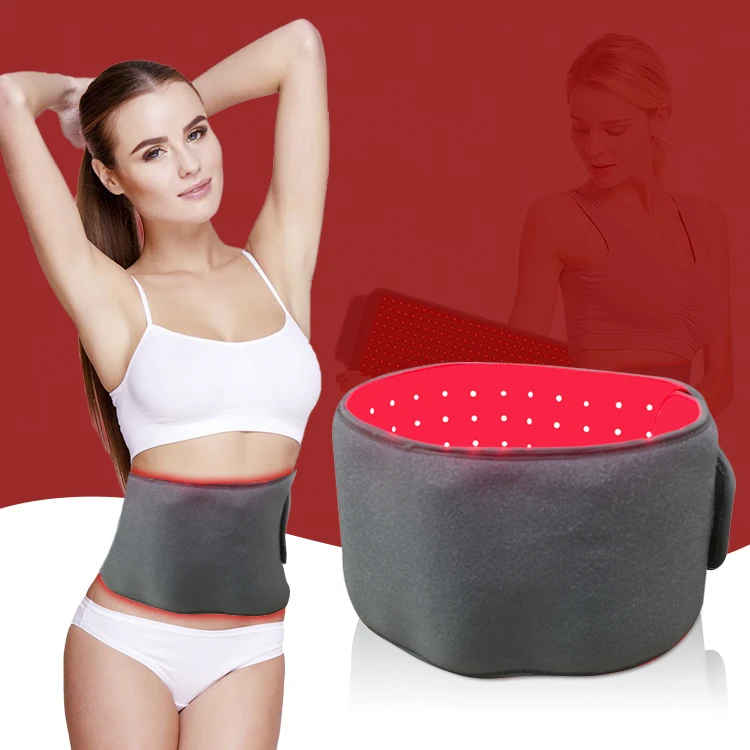 

Triple Chip Led Infra Light Therapy Belt Wearable Deep Therapy Wrap for Back Waist Neck Shoulder Leg Arm