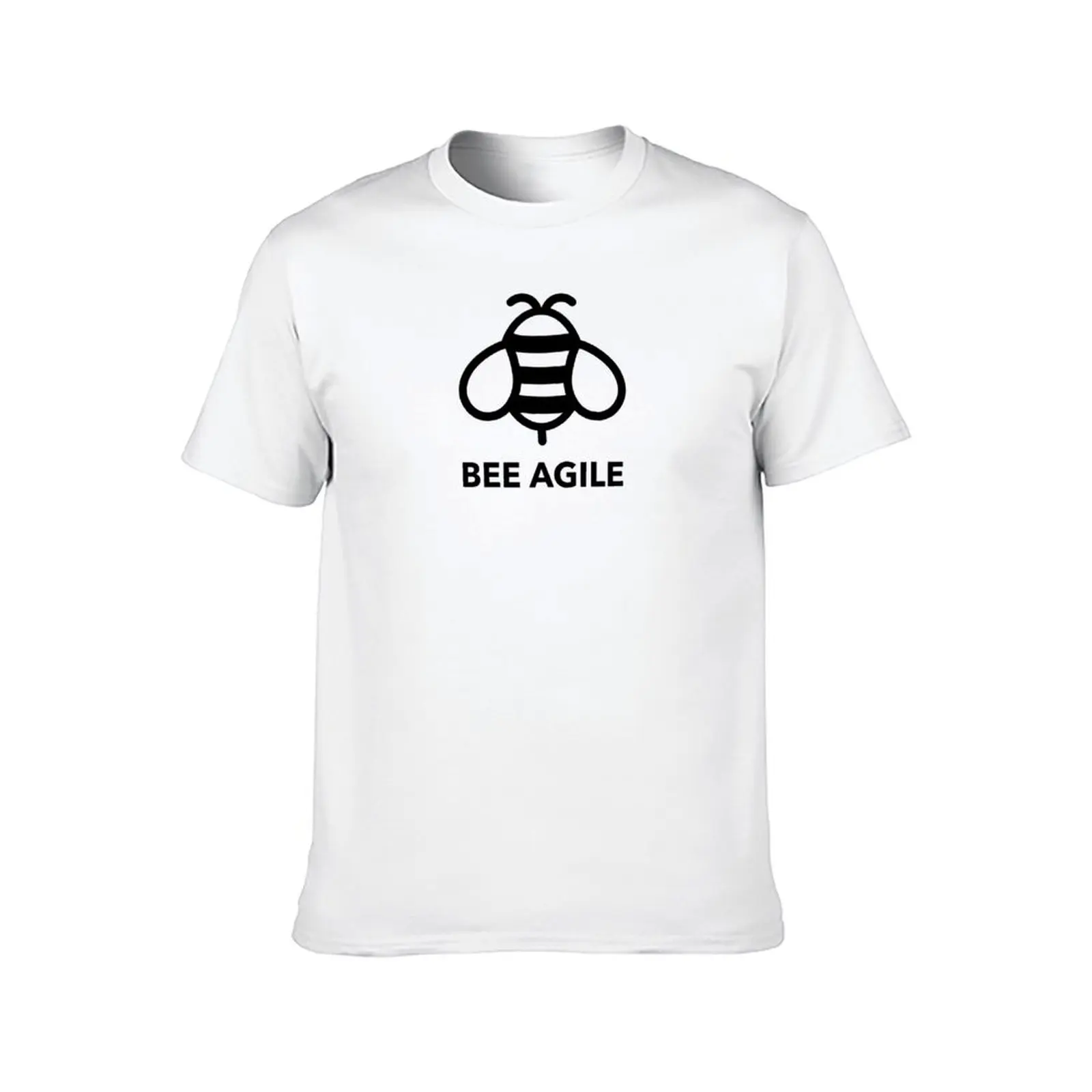 تي شيرت Bee Agile تي شيرت أساسي تي شيرت رجالي مصمم تي شيرت