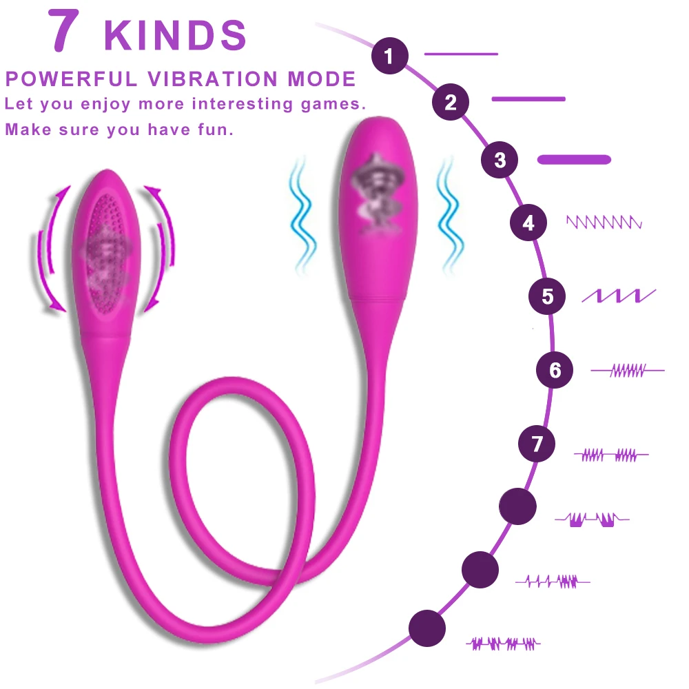 Sex Toys Dual Head Dildo Vibrator for Women Vagina  Masturbators Clitoris Stimulator Vibrators Egg Adult Sex Toy For Couple Man