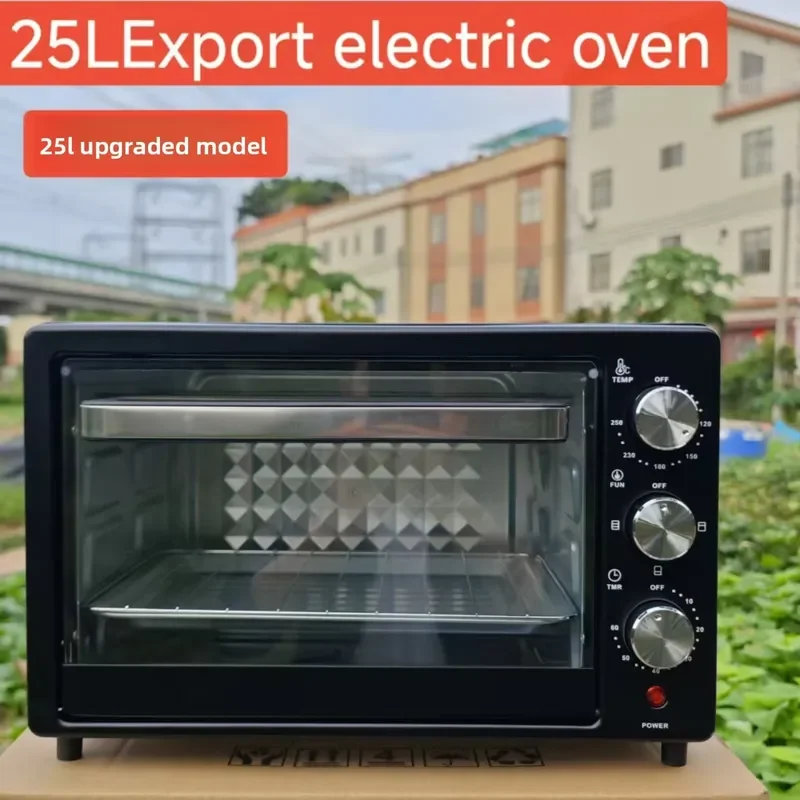 25L Multi Functional Household Double Layer Electric Oven Large Capacity Automatic Power Off Protection Kitchen Appliance