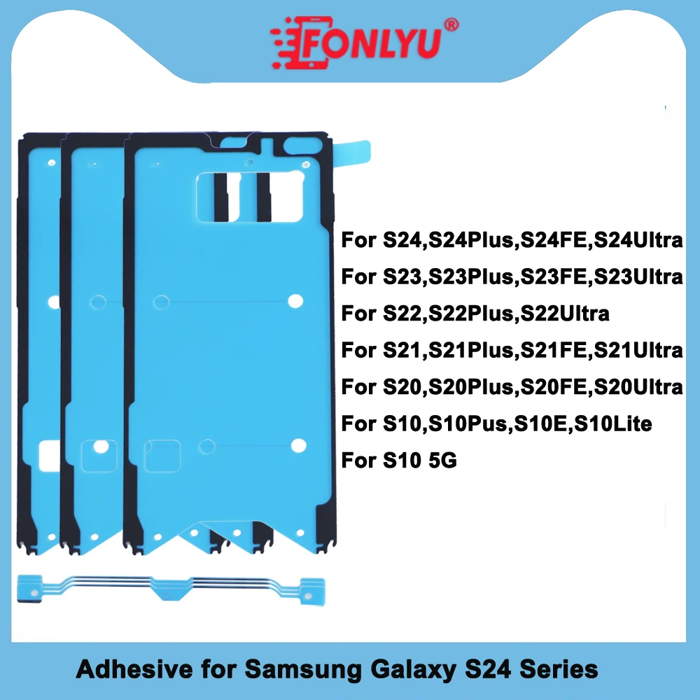 

FONLYU для Samsung Galaxy S24 Ultra S24 Plus клей для переднего экрана ЖК-дисплея S25 S25 Plus рамка рамка водостойкая наклейка клей 10 шт.