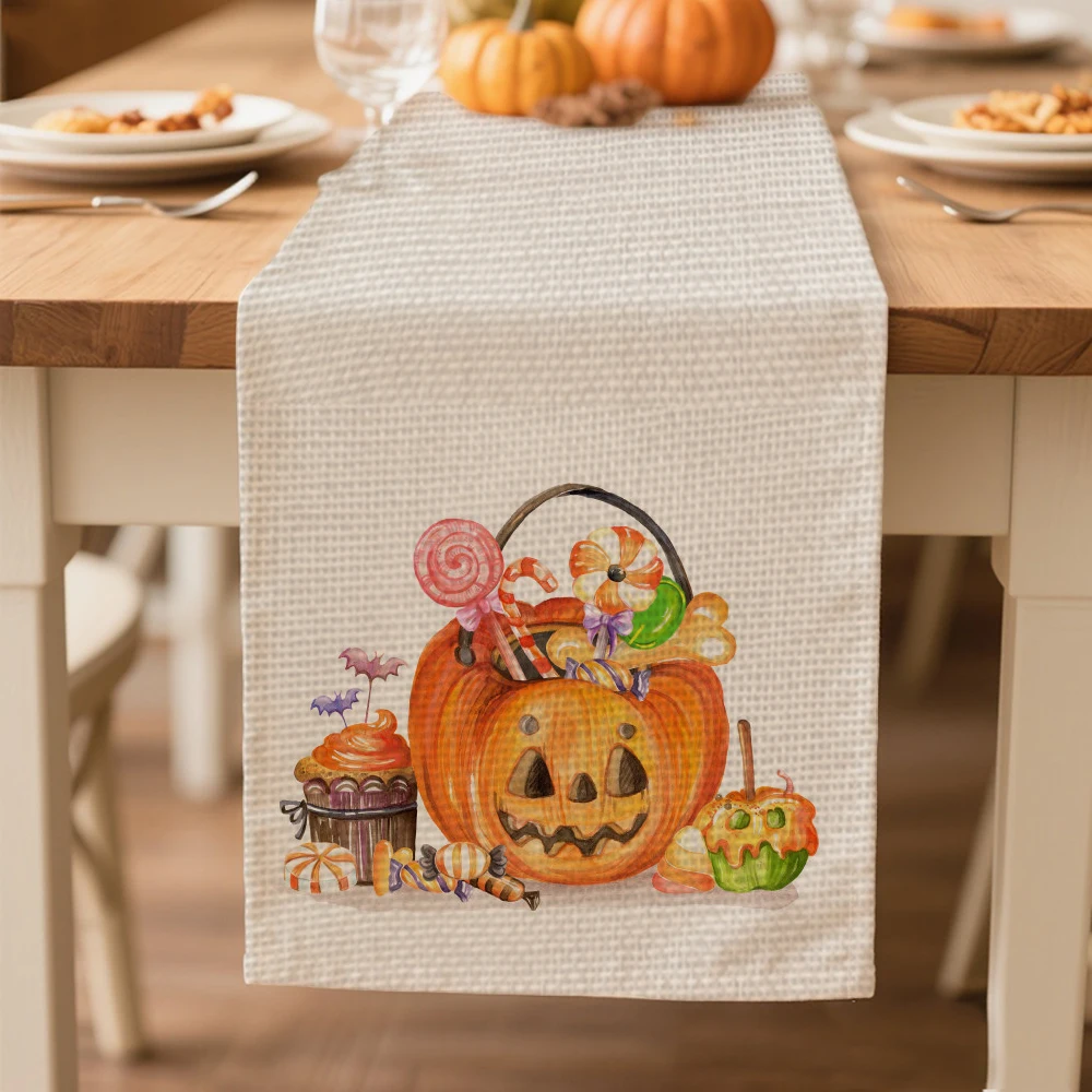 

autumn table runners for dining Table decoration and accessories table runner for Halloween Thanksgiving party decoration