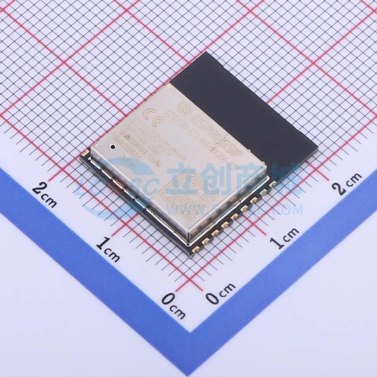 4pcs ESP32-C3-WROOM-02-H4 SMD 20x18mm ESP32-C3 Bluetooth5.0 WiFi Wireless IoT Smart Home Module