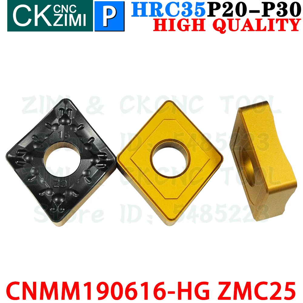 CNMM190616-HG ZMC25 CNMM 190616 HG ZMC25 Carbide Inserts External Turning Inserts Tools CNMG CNC Metal Lathe Turning Cutter Tool