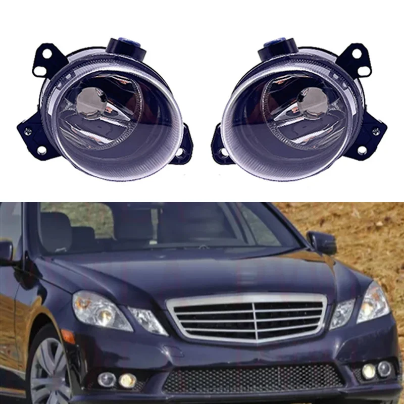 Pair Left&Right Fog Lamp Assembly Without Bulb For Mercedes-Benz W212 E250 E300 E350 E400 2011-2014 Front Bumper Anti Fog Light