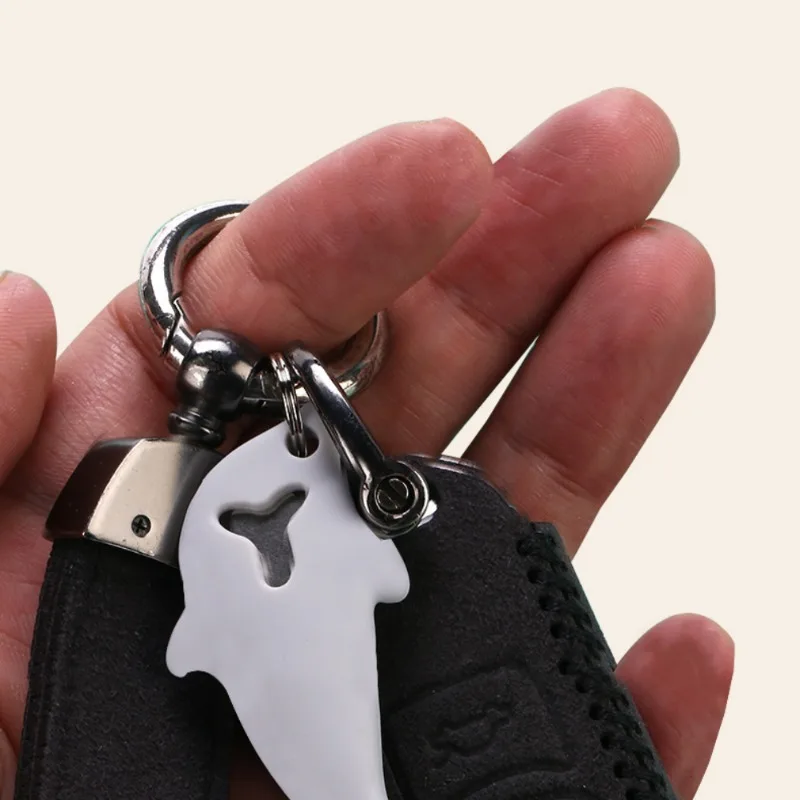 2 in 1 Anti-Lost SIM Card Ejection Pin with Loss-proof Keyring for Mobile Phones Universal SIM Card Remover Creative Fish Shape