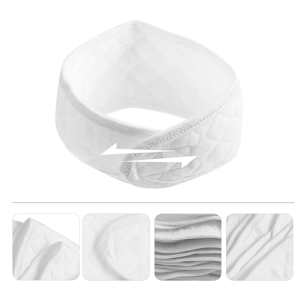 

12pcs White Cotton Newborn Navel Band Toddler Umbilical Wrap Infant Tummy Protector Abdomen Care