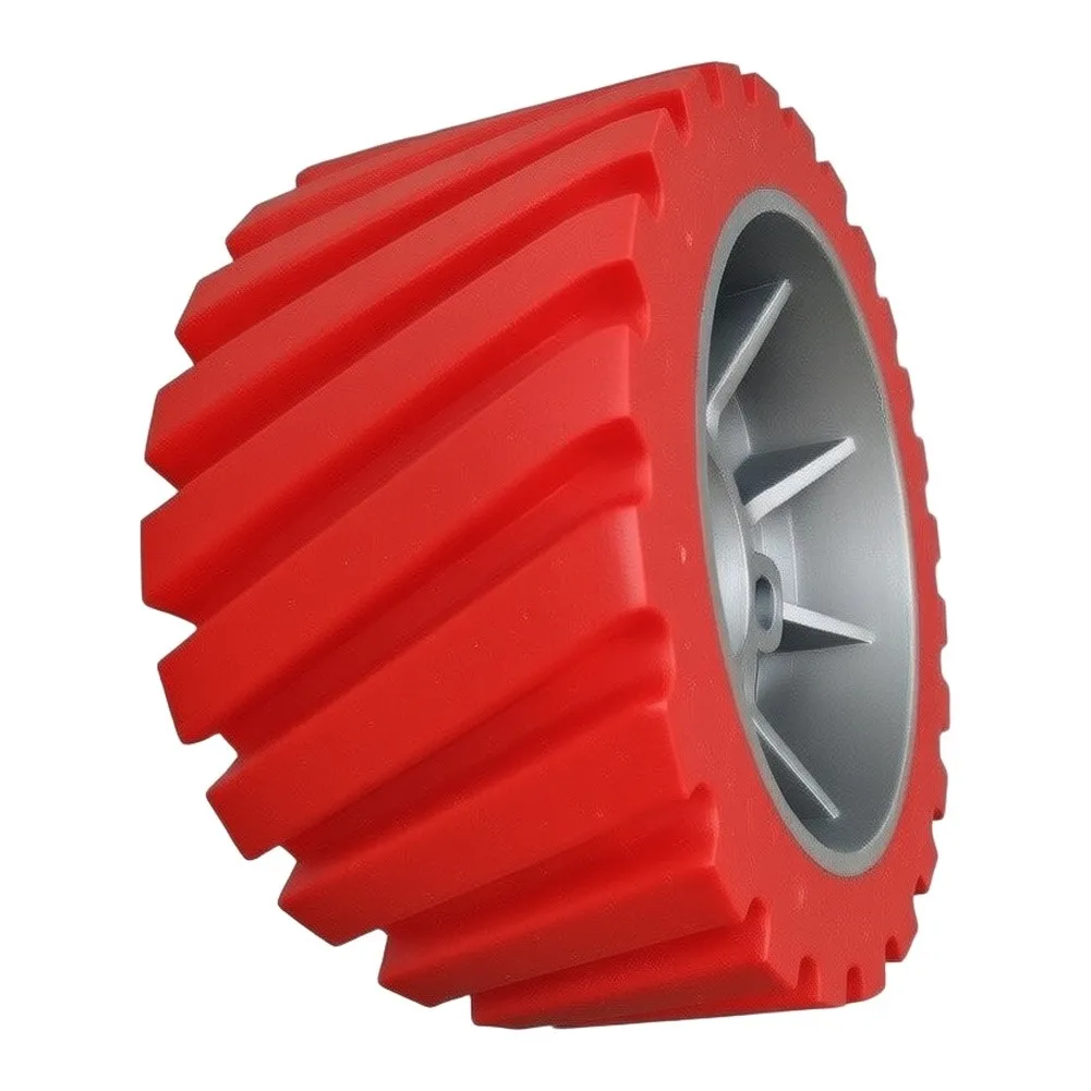 Workshop-Compatible Rubber Feed Roller for Milling Machines and Power Feed Units with 35mm Central Bore Requirement