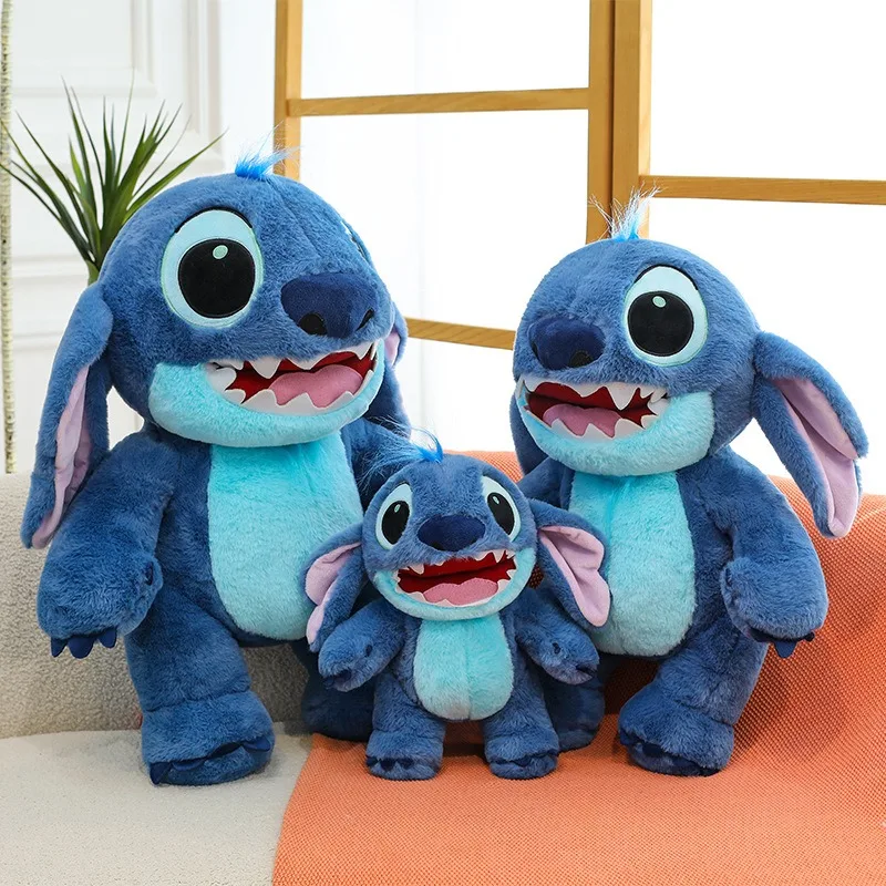 

Disney Kawaii Stitch плюшевая игрушка, кукла, мягкая подушка с животными для детей, подарок на день рождения, мягкая милая плюшевая игрушка для малышей, идеально подходит