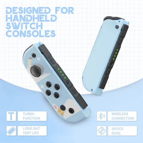 Imagen 2 del producto Para joystick para Switch/Pc Gamer/Android/Video Mini controlador inalámbrico de mano Bluetooth Gamepad con despertador