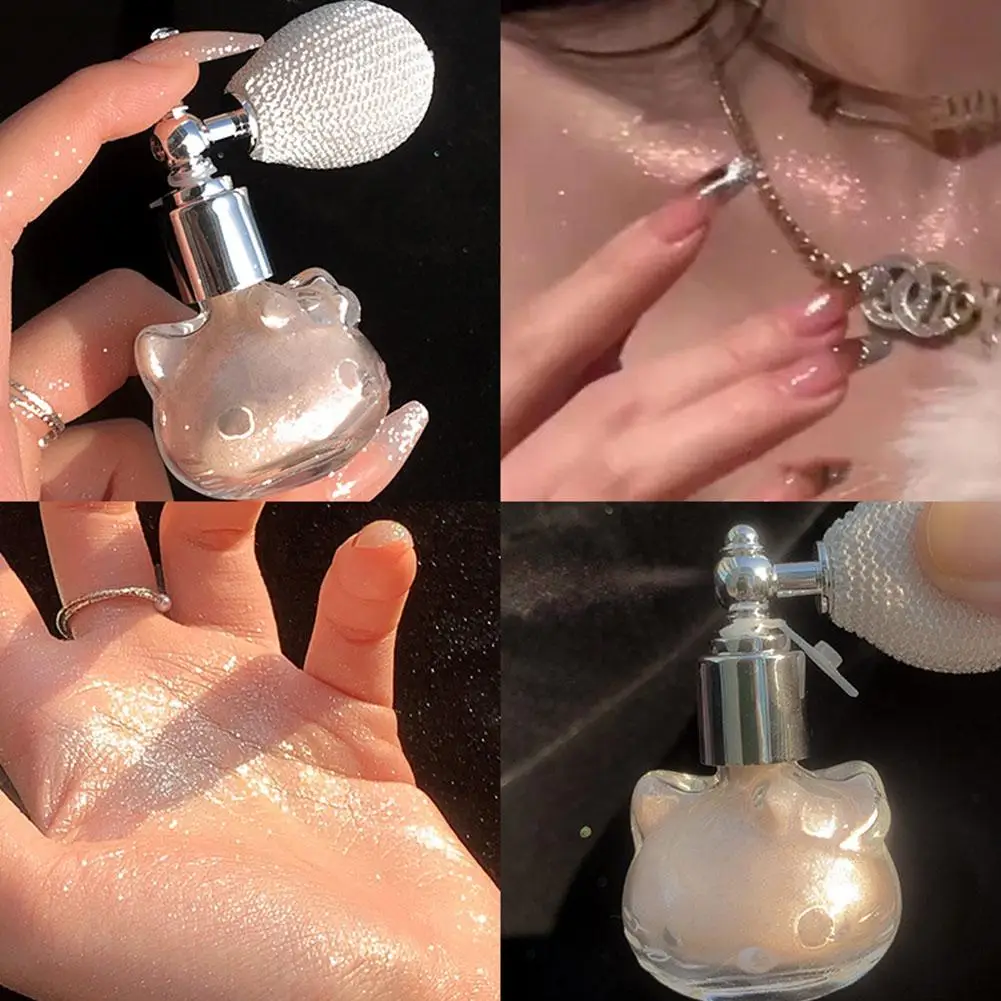 Glänzendes Glitzer-Körperpuder Highlighter Diamant Hochglanz-Glitzer Körperbronzer Highlighter-Puder Gesichtskontur Funkelndes Make-up – Detail 26