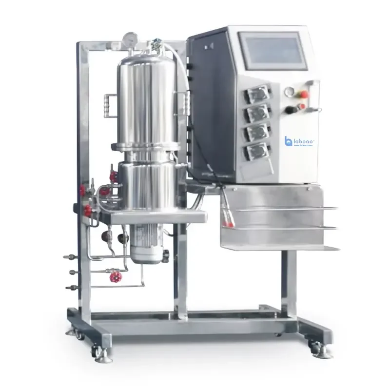 for LABOAO Vertical In Situ Sterilized Glass Fermenter Bioreactor System