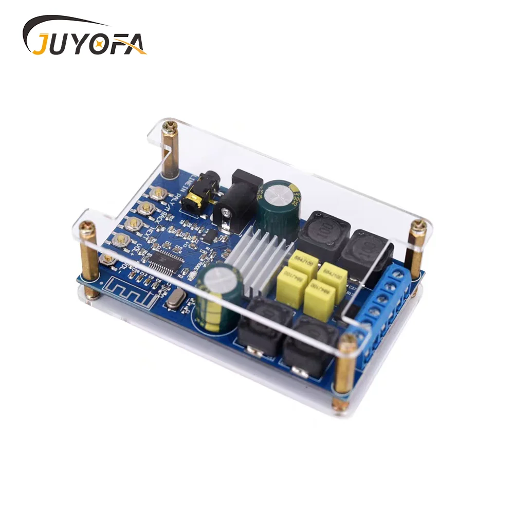 

Bluetooth Digital Power Amplifier Board 12V No POP Sound 50W*2 with Shell Circuit Board DIY