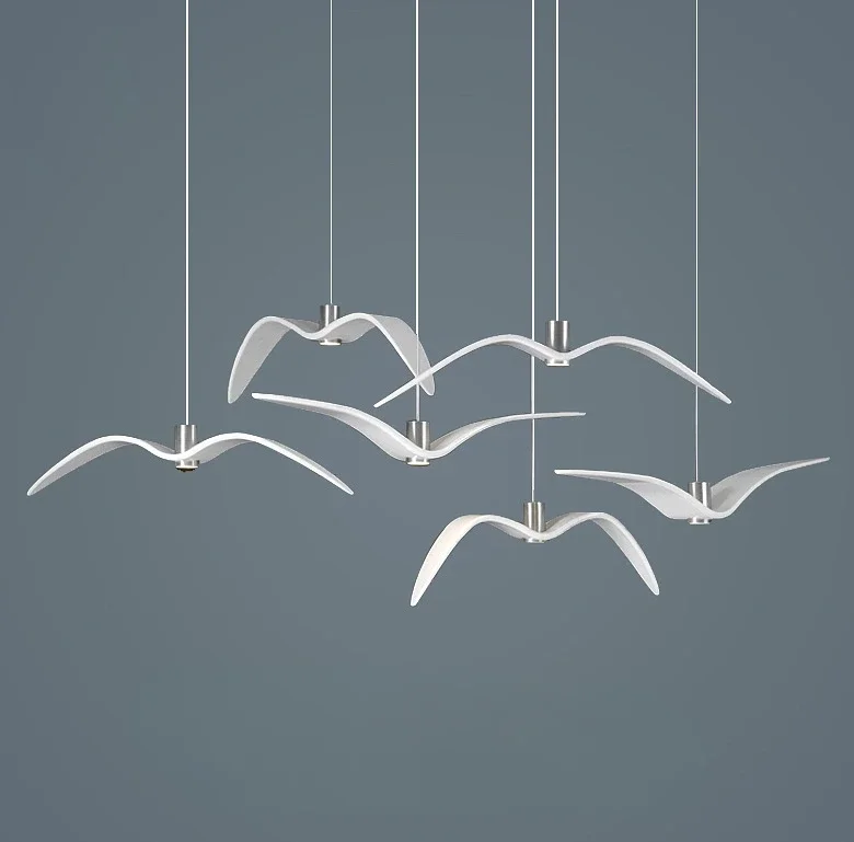 

Nordic chandeliers, restaurant lights, creative and personalized art, seagull lights, modern and minimalist bar and dining room