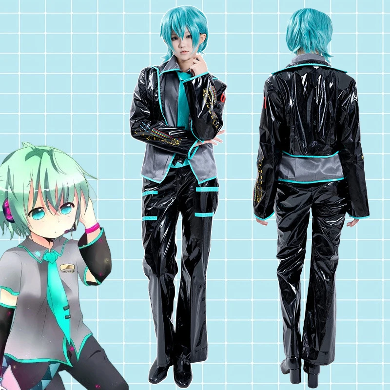 

Mikuo Cosplay Costumes Anime Miku Role Paly Uniform Halloween Carnival Party Outfits For Men Women