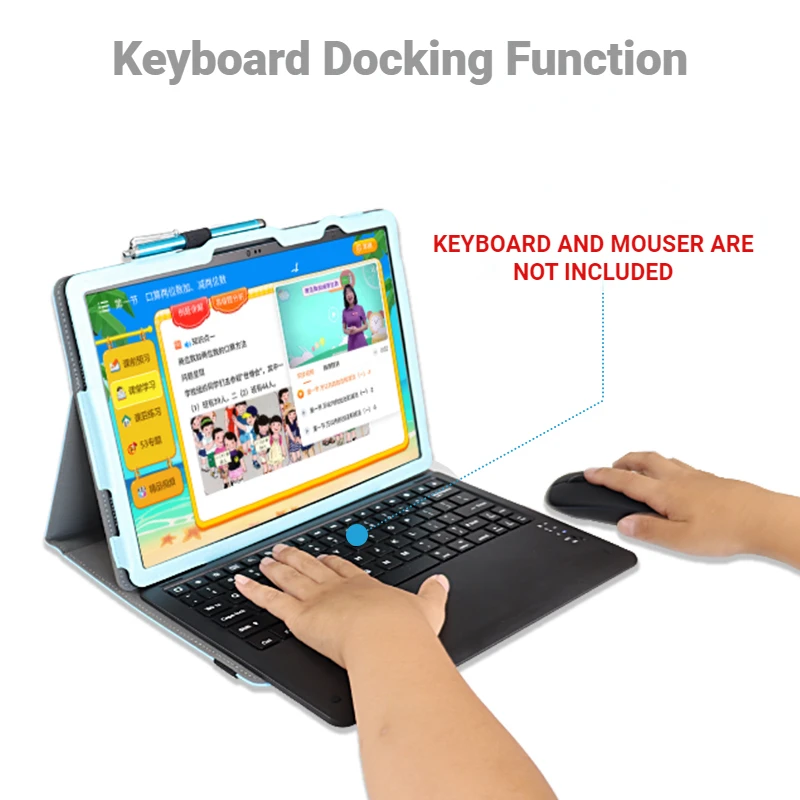 Bluetooth Keyboard Docking Cover for TCL NxtPaper 12 Pro 9494G Case 12.2