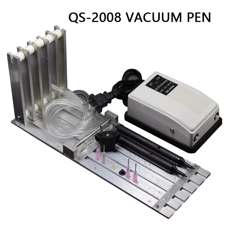 QS-2008 vacuum suction pen Five slots SMT component placement machine feeder rack manual feed SMT SMD five slot rack+