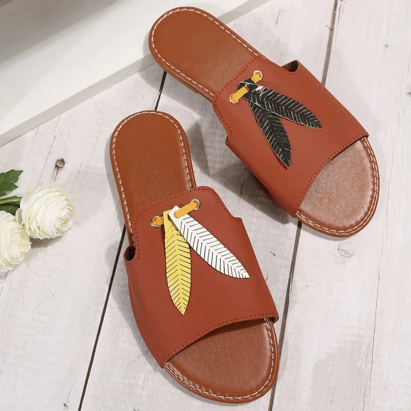 

Summer Women Slippers Shoes Cute Butterfly-Knot Flats Casual Sandals Solid Color Beach Sandals Zapatillas Mujer Chaussure Femme