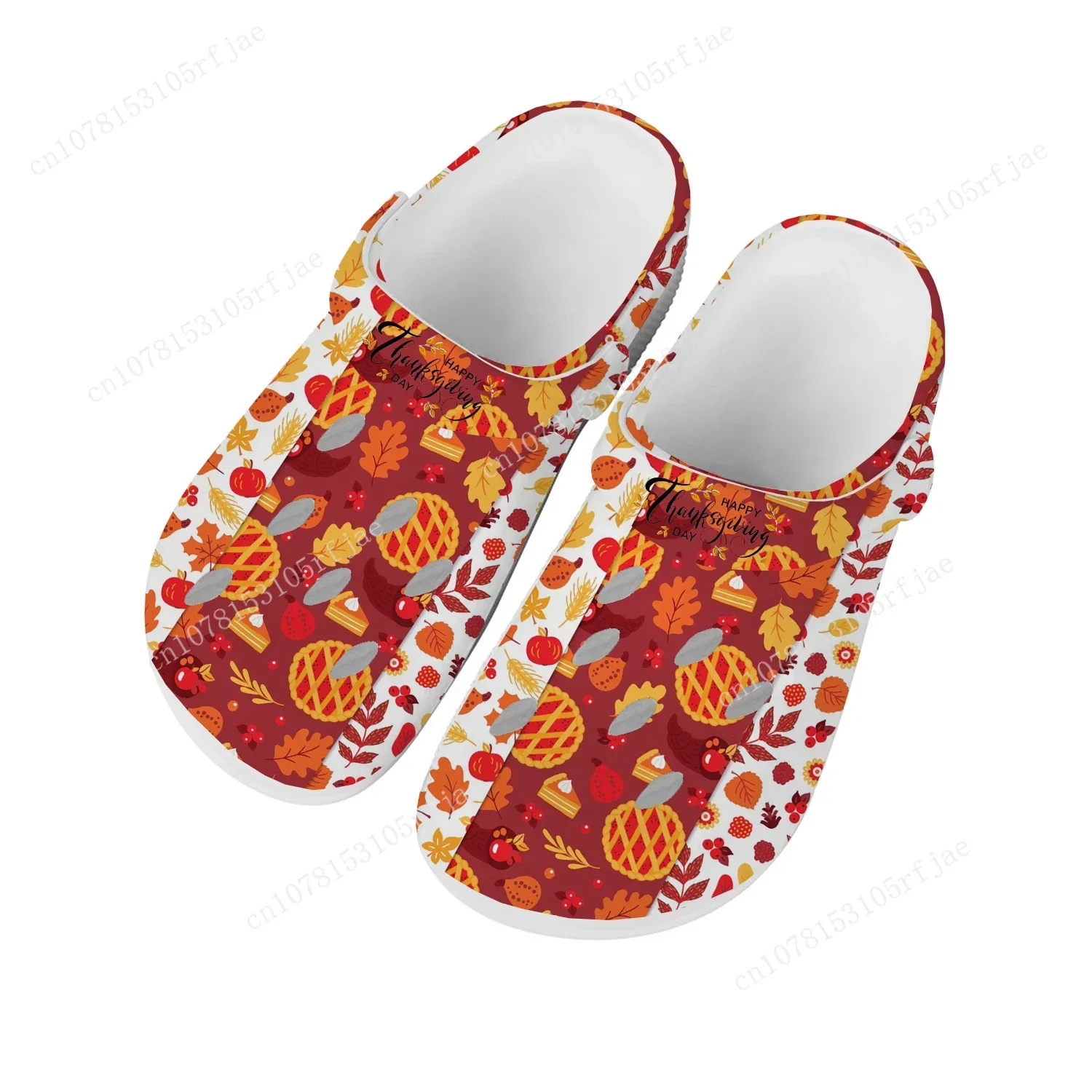 

Thanksgiving Day Festival Home Clogs Mens Womens Youth Boys Girls Sandals Shoes Garden Custom Made Shoes Beach Hole Slippers