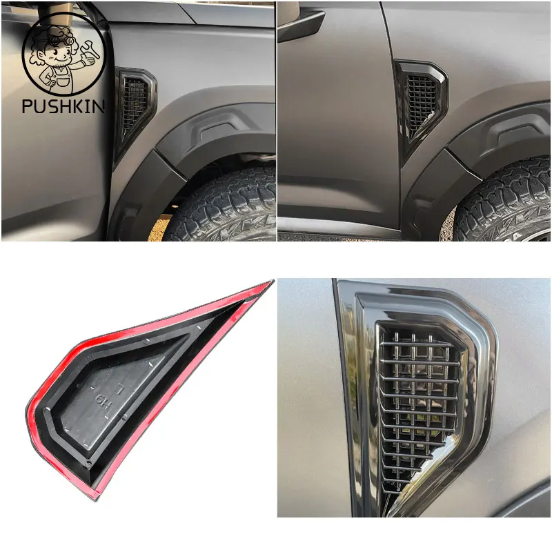 For Haval H9 2026 2025 2nd MKII Car Leaf Board Decorative Stickers Modified ABS Leaf Plate Air Outlet Car Appearance Accessories