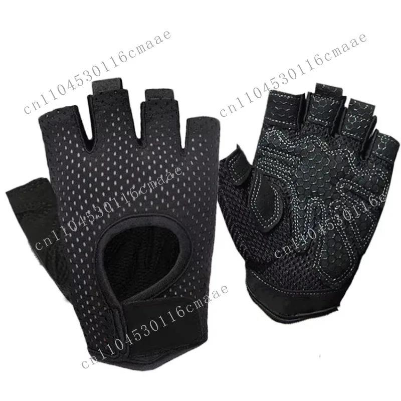 

Workout Gloves Weight Lifting Shorty Fingerless Gloves with Curved Open Back for Powerlifting Gym Gloves