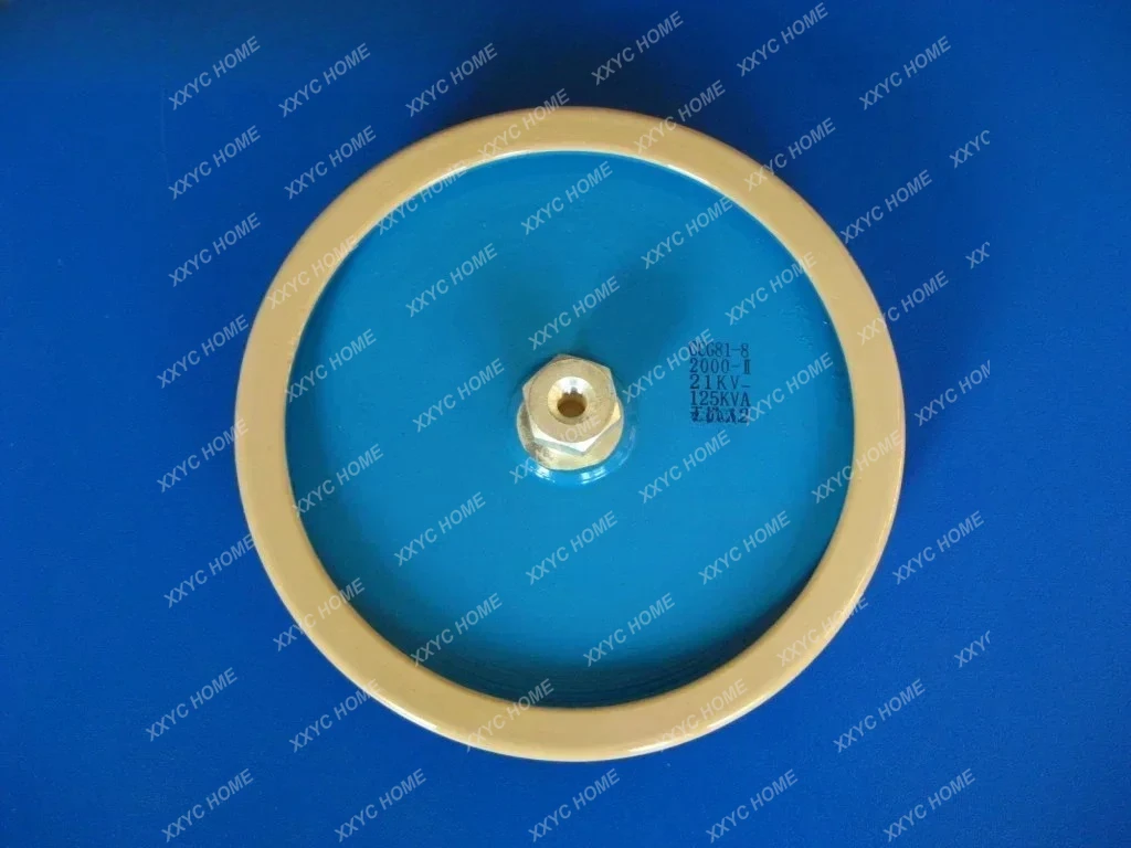 

CCG81-8 2000-II 21KV 125KVA High Frequency Machine High Pressure Ceramics Leaded Ceramic Disc Capacitor