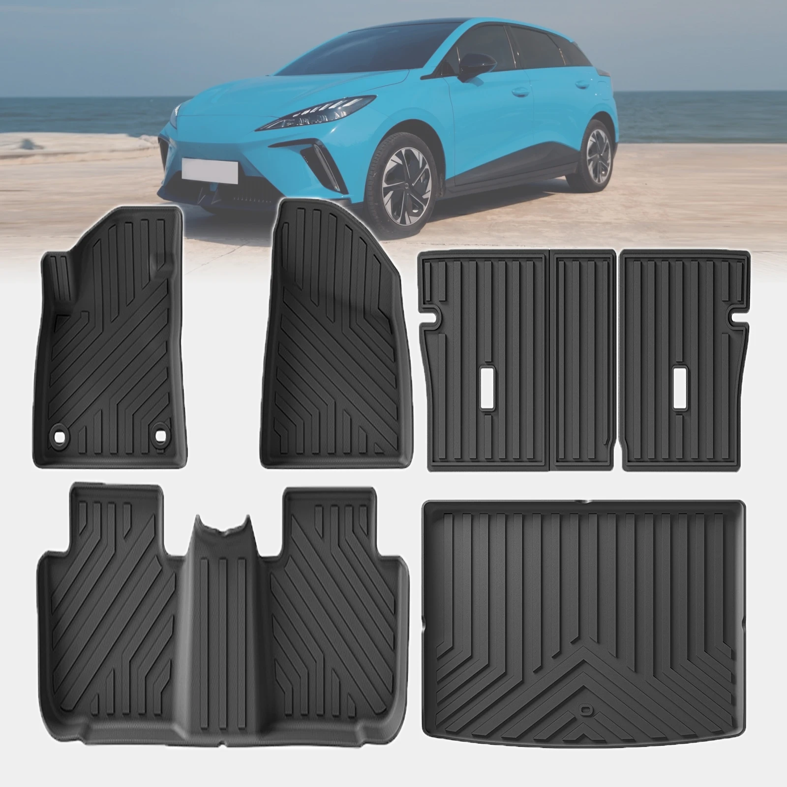 

for MG4 MG 4 Electric 2024 2023 2022 (Not Fit for Urban) Waterproof 3D TPE Car Mats, Perfect Fit, Odorless Accessories