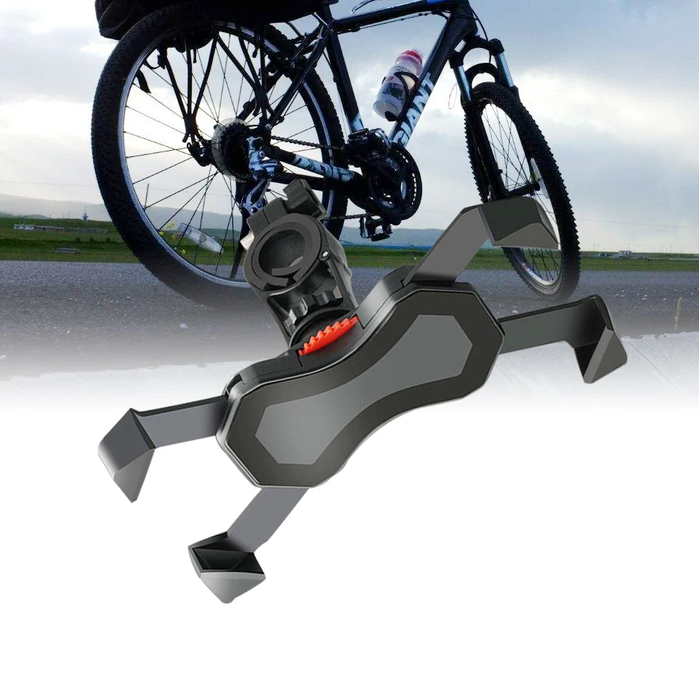

Shockproof Phone Stand for Bikes BikeBracket NonSlip Band Compatible Smart Devices Easy Install Reusable Durable Steady Bike