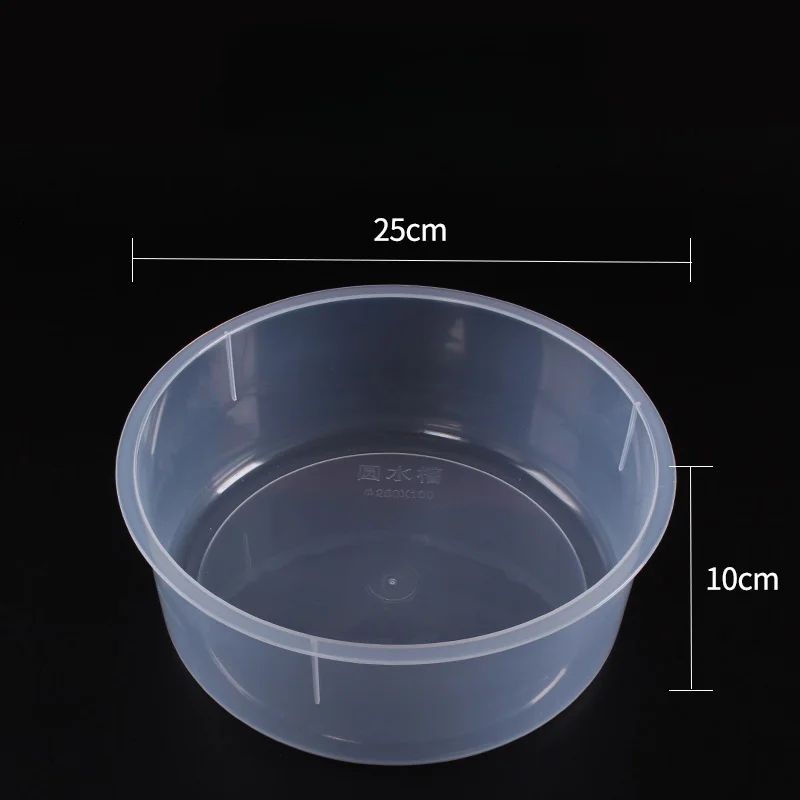 

Transparent Chemistry Lab Sink 25cm Square Circular Plastic Experimental Basin Physics/Chemistry Teaching JVLAB